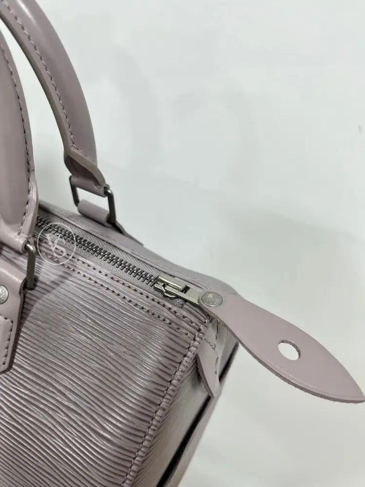 Louis Vuitton Lilac Lavender Leather Epi Speedy 25 Boston Bag